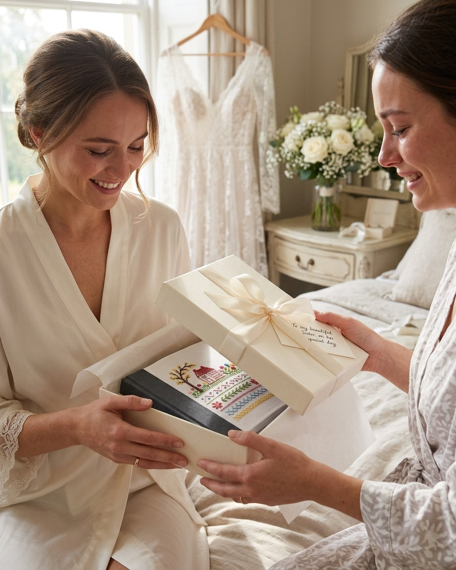 The Quiet Thread Stitch Sampler — A Thoughtful Gift for Weddings, Bridal Showers & Engagements