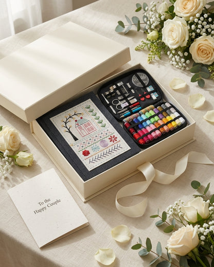 The Quiet Thread Stitch Sampler — A Thoughtful Gift for Weddings, Bridal Showers & Engagements
